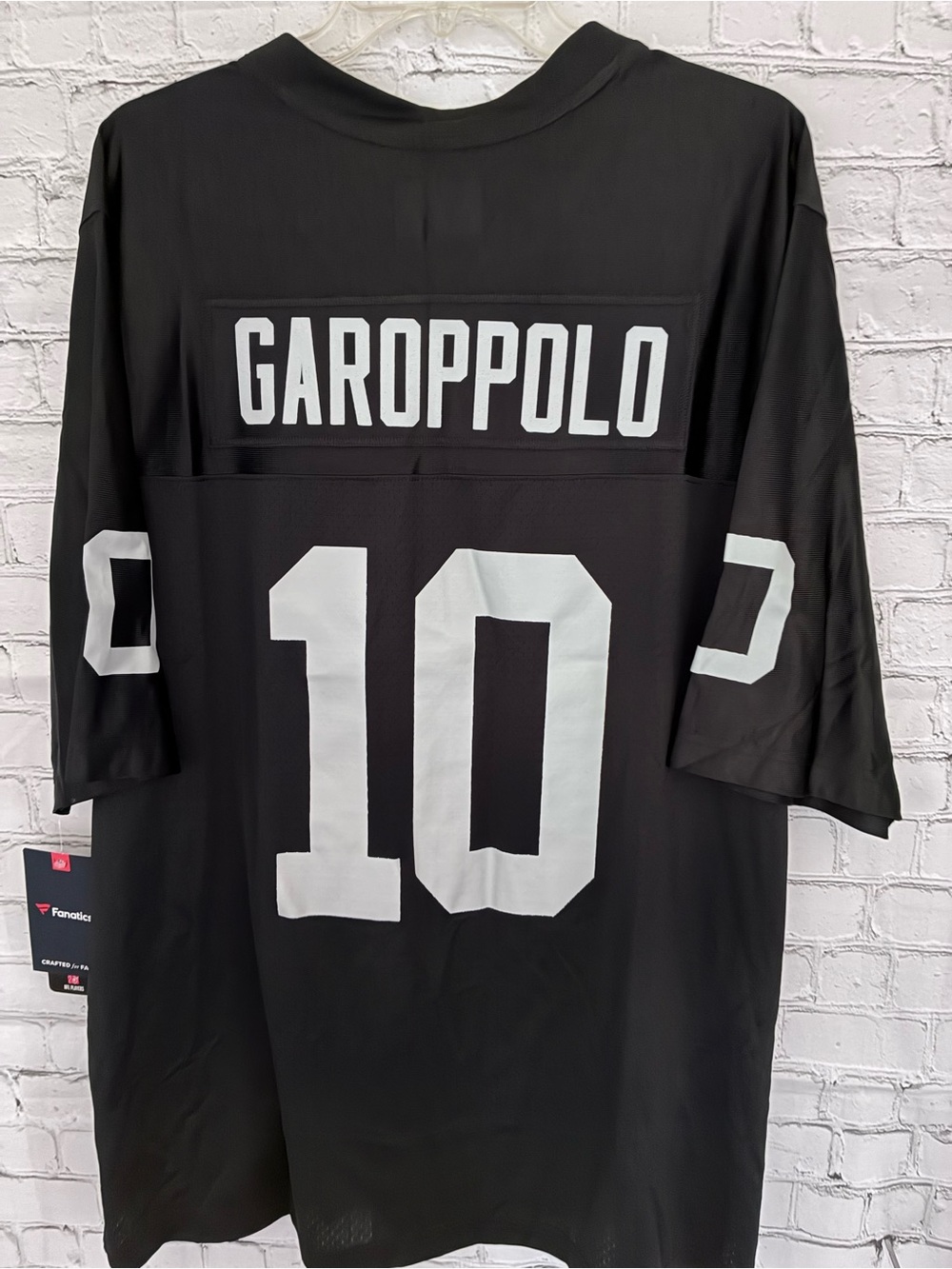 Men's Black Garoppolo #10 Football Jersey